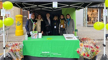 La Fundación Pasqual Maragall, presente en el Sant Jordi 2022