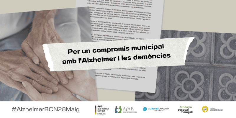 Nos reunimos con candidatos a las elecciones municipales de Barcelona para pedir que el Alzheimer sea una prioridad en las políticas públicas de la ciudad