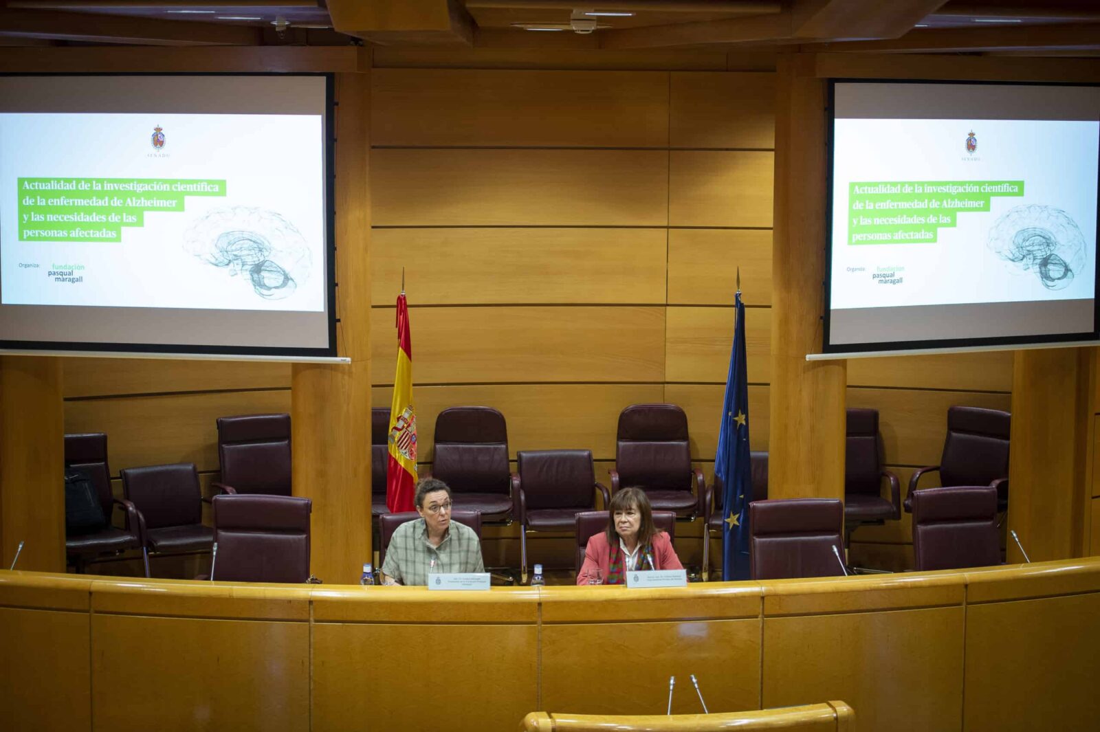 La Fundación Pasqual Maragall reclama en el Senado más financiación pública para la investigación del Alzheimer