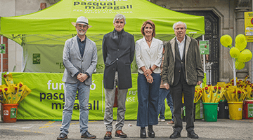 Desde la Fundación Pasqual Maragall celebramos el Sant Jordi más solidario