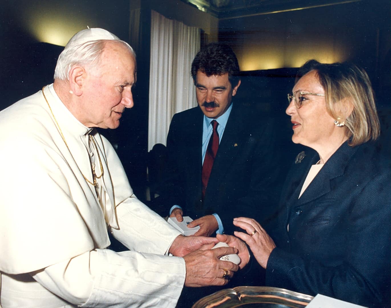 Juan Pablo II y Pasqual Maragall (1991)